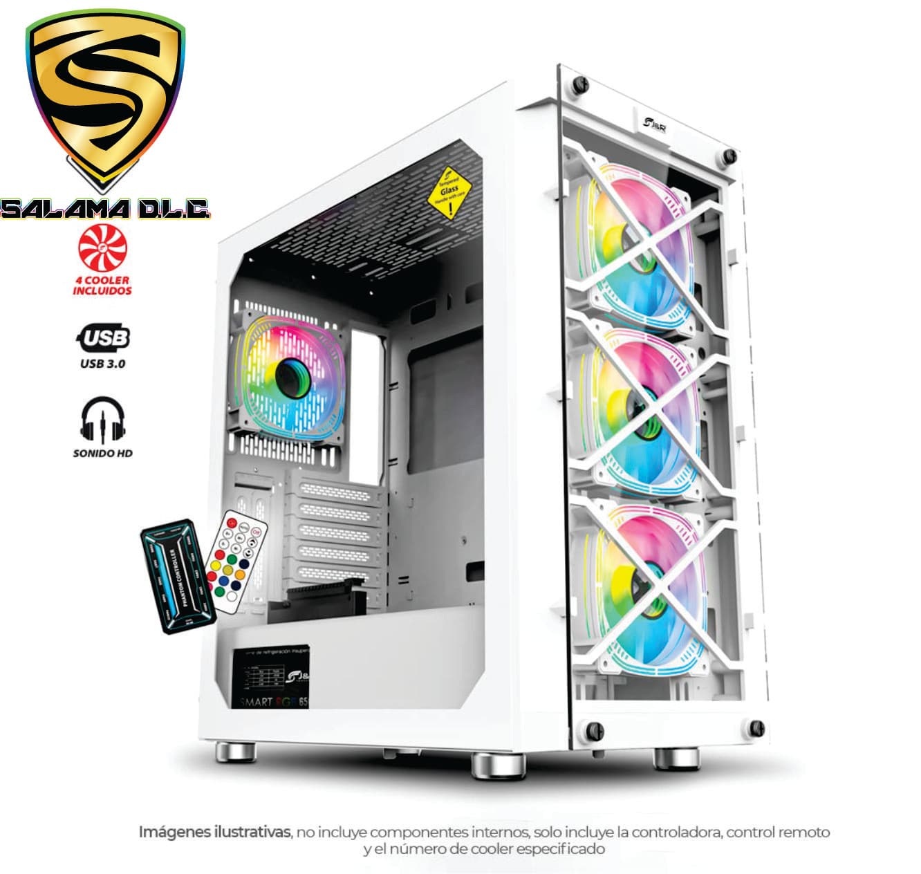 Chasis Gamer Super Hero JX110-B