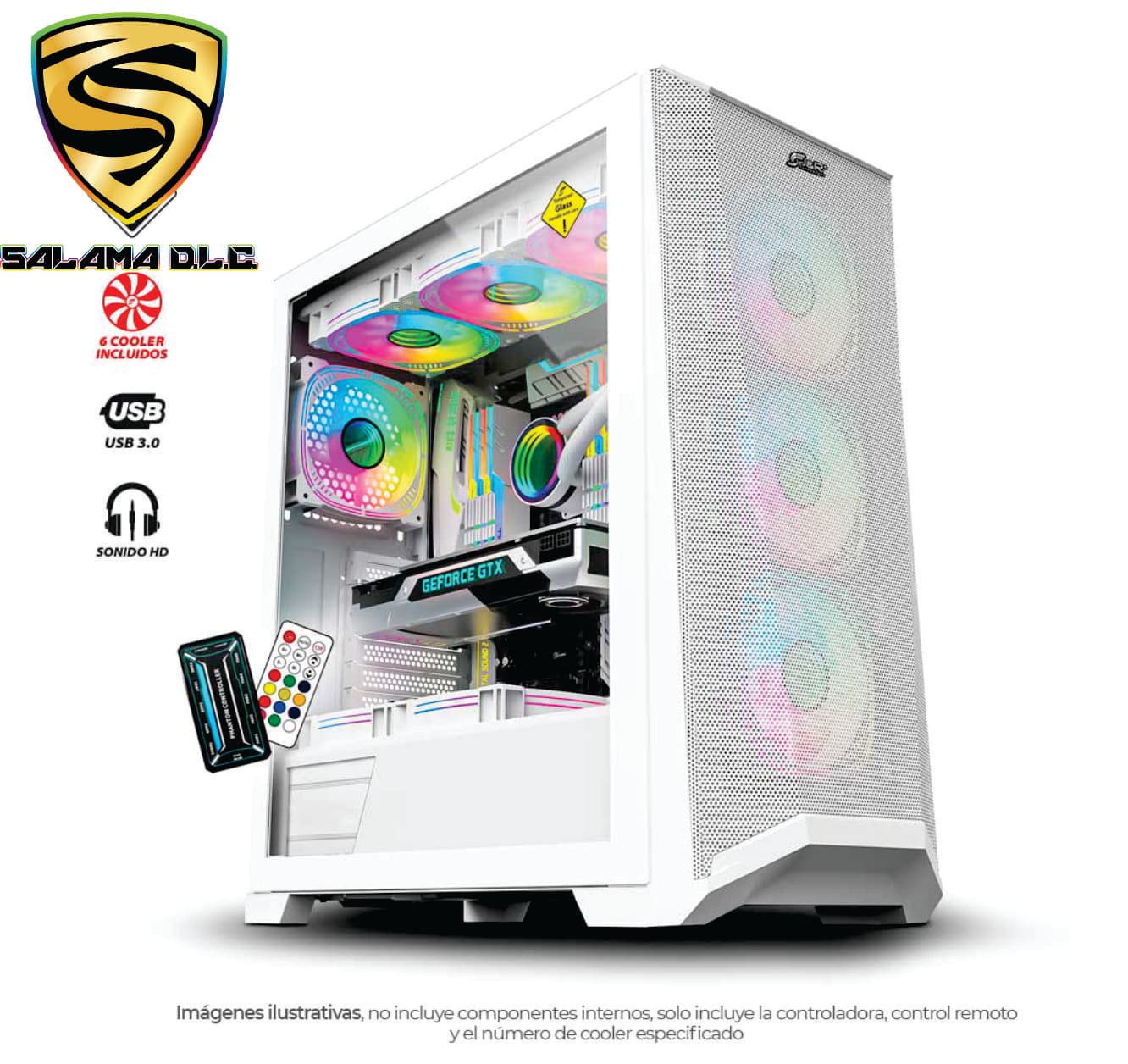 Chasis Gamer Super Hero JX120