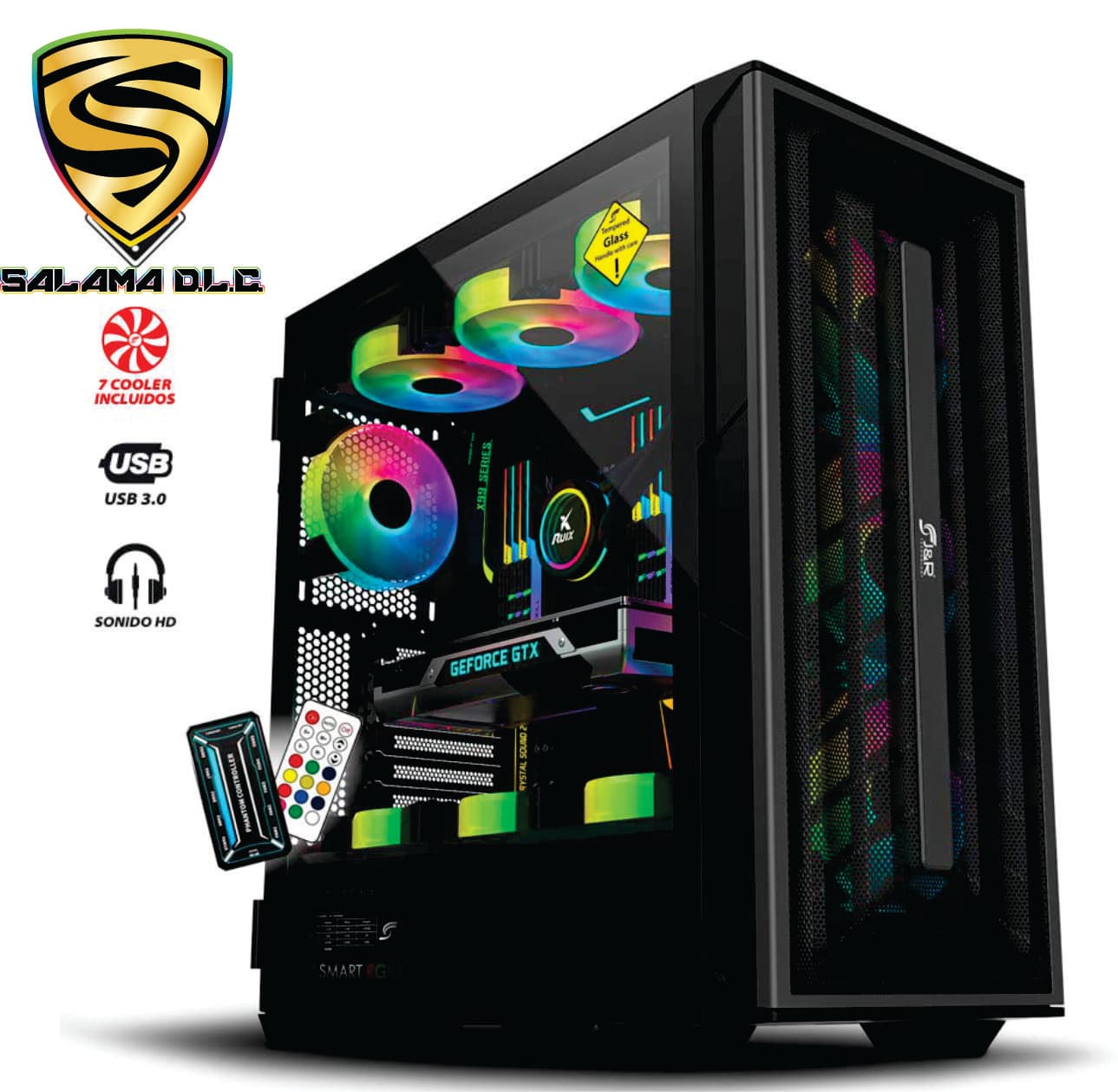 Chasis Gamer Super Hero JX125