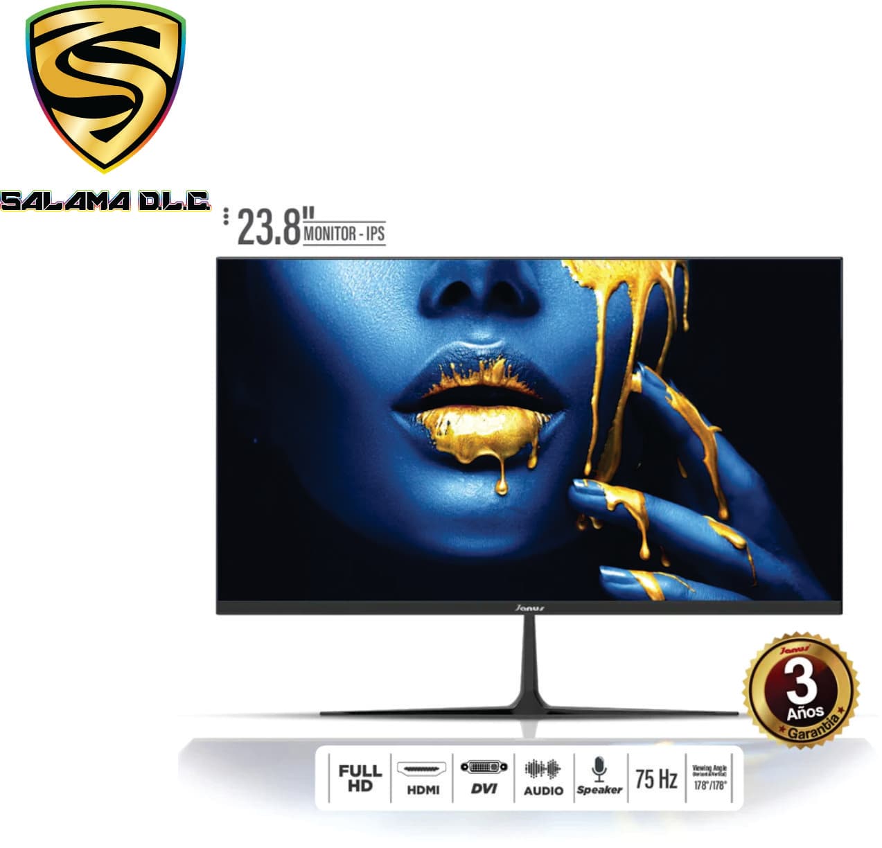 Monitor Janus IPS 24" HDMI/VGA 75Hz Full HD